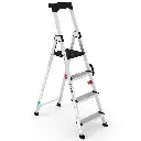 ESCALERA TIJERA CON PLATAFORMA DELUXE 4 PELDAÑOS