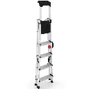 ESCALERA TIJERA CON PLATAFORMA DELUXE 4 PELDAÑOS