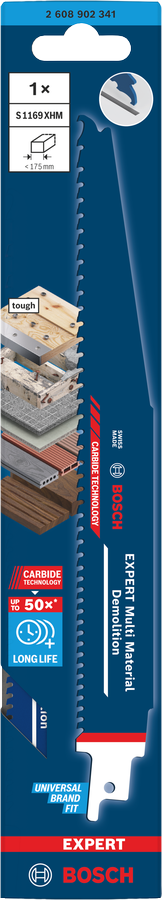 HOJA SIERRA SABLE EXPERT S1169XHM MULTI MATERIAL DEMOLITION