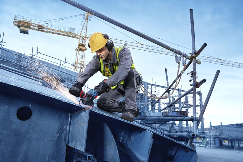 MINI AMOLADORA EXPERT A BATERIA EXWS18V-15S 125 mm (Sin Bat.)