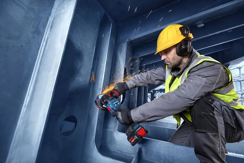 MINI AMOLADORA EXPERT A BATERIA EXWS18V-15S 125 mm (Sin Bat.)