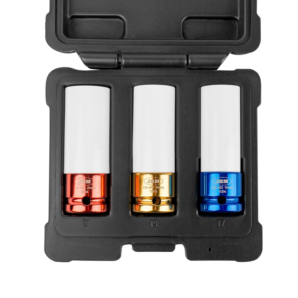 SET 3 VASOS IMPACTO 1/2 ESPECIAL EXTRACCIÓN RUEDAS