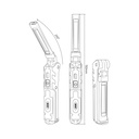 MINI LÁMPARA LED ARTICULADA IMANTADA 360 LM