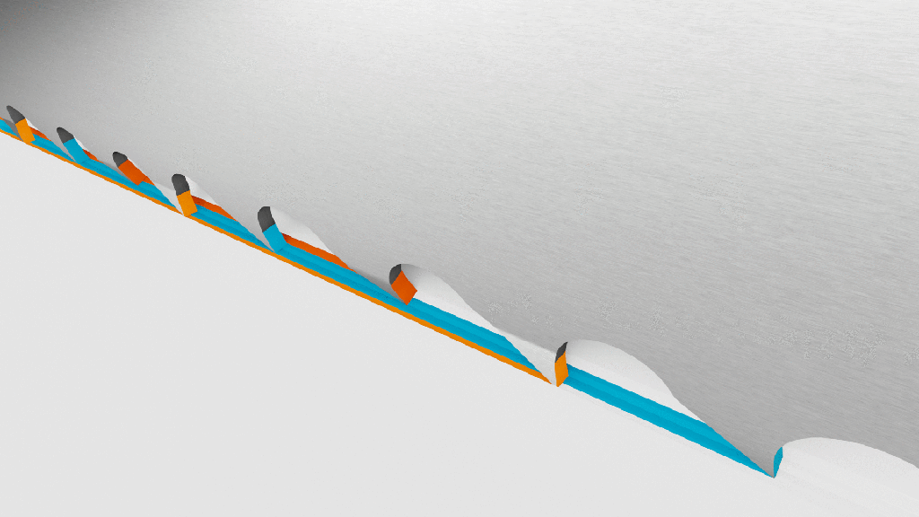 HOJA SIERRA CINTA BIMETALICA SANDFLEX 2480X27X0,9 6/10