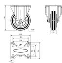RUEDA FIJA SERIE 125 METAL GOMA NEGRA 100 mm_001