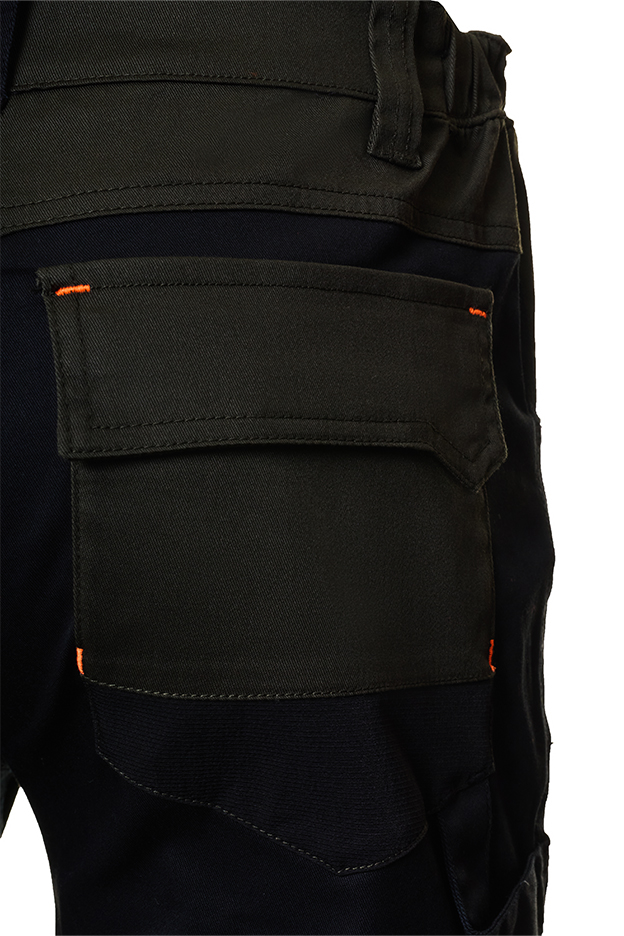 BERMUDA NICE STRETCH VERDE Y NEGRO TALLA L