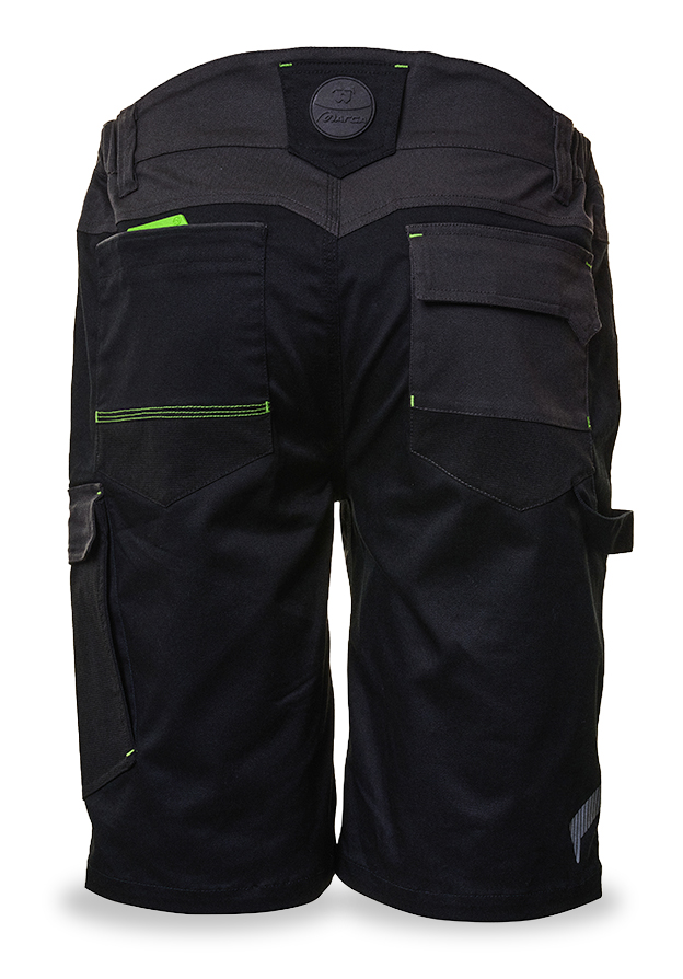 BERMUDA NICE STRETCH GRIS NEGRO TALLA S