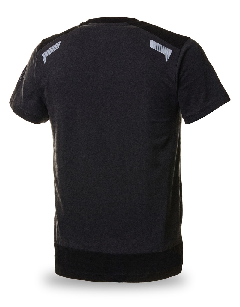 CAMISETA NICE STRETCH GRIS NEGRO TALLA L