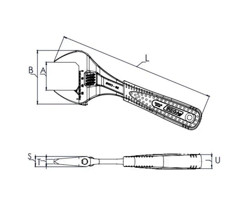 LLAVE AJUSTABLE IREGA SWO 92 6