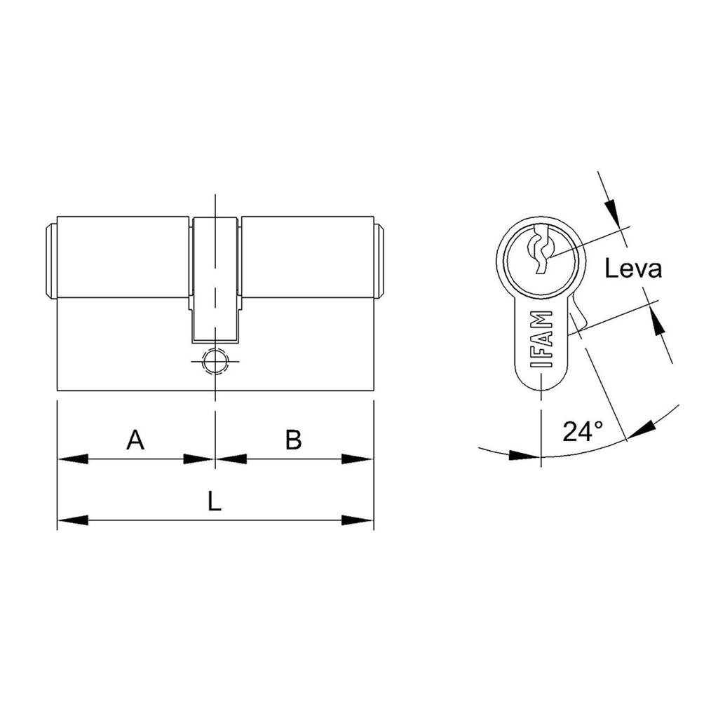 CILINDRO LEVA LARGA D3535N BLISTER