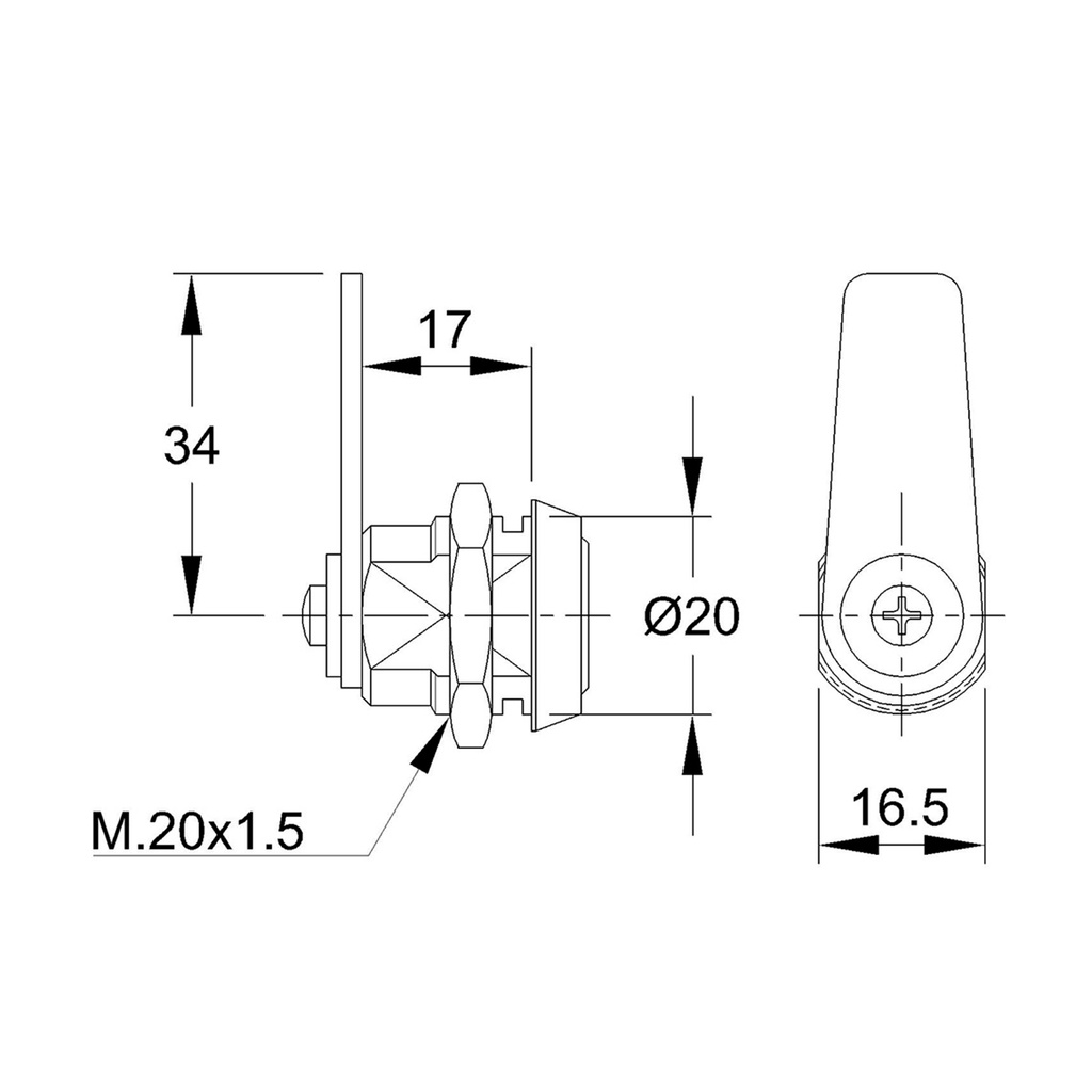 CERRADURA 111 A BT