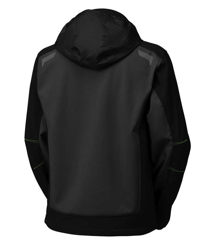 CHAQUETA SOFTSHELL NICE STRETCH NEGRA M