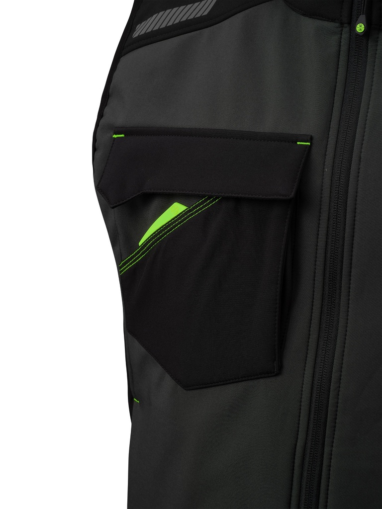 CHALECO SOFTSHELL NICE STRETCH NEGRO M