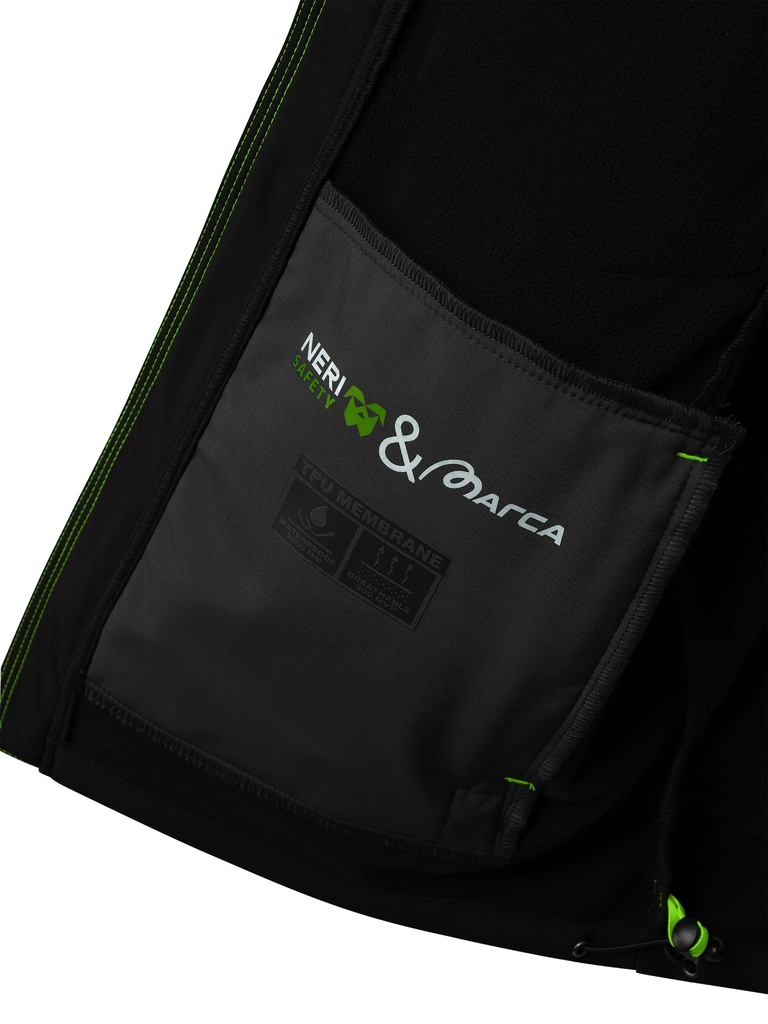 CHALECO SOFTSHELL NICE STRETCH NEGRO M