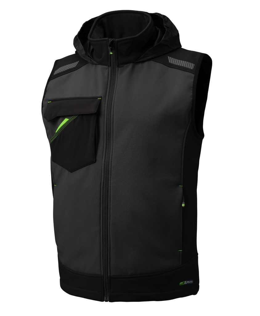 CHALECO SOFTSHELL NICE STRETCH NEGRO L
