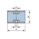 SOPORTE DIÁBOLO HEMBRA 30 x 25