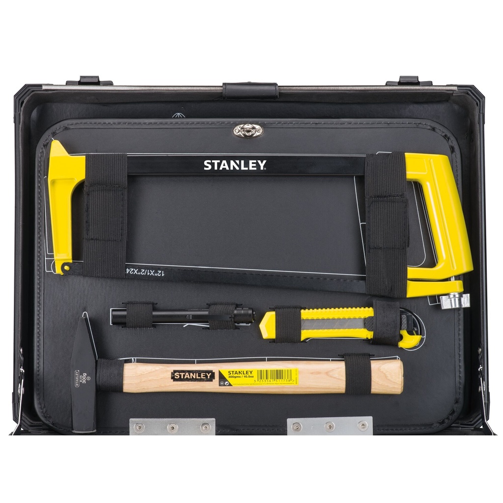 KIT MANTENIMIENTO CON MALETÍN DE ALUMINIO STANLEY (142 PIEZAS)