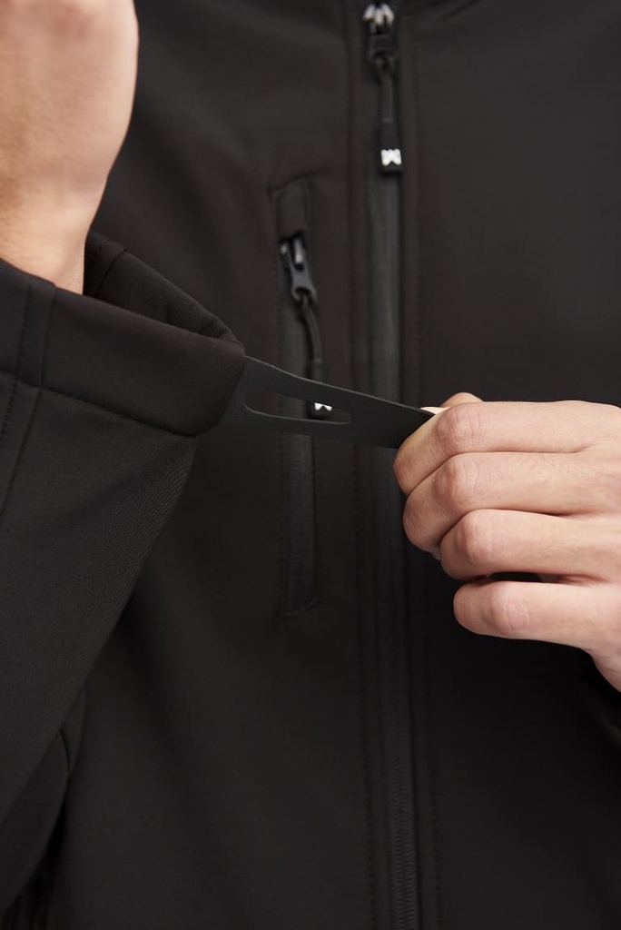 CAZADORA SOFTSHELL NEGRO XXXL