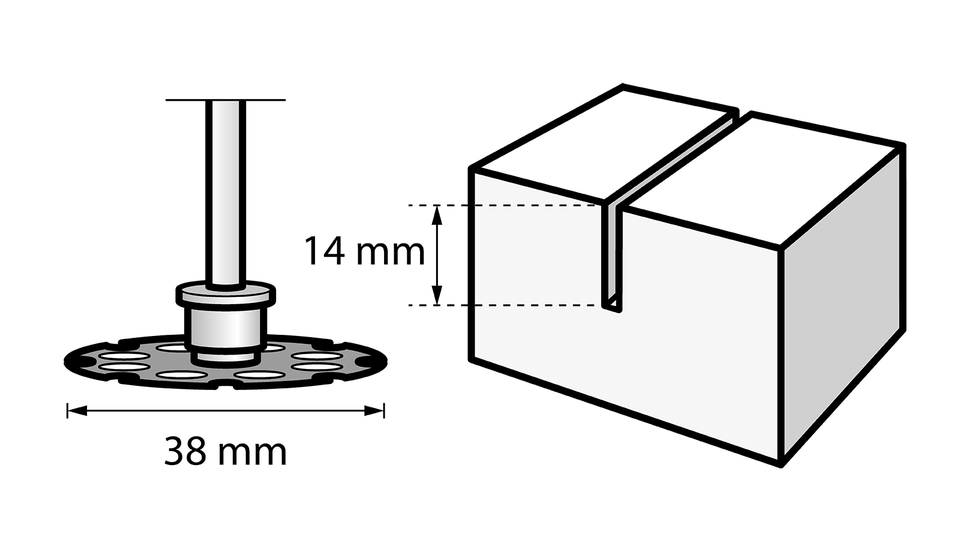 DREMEL EZ SPEEDCLIC: DISCO DE CORTE PARA MADERA (SC544)