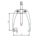 EXTRACTOR 2 PATAS FORZA 2745