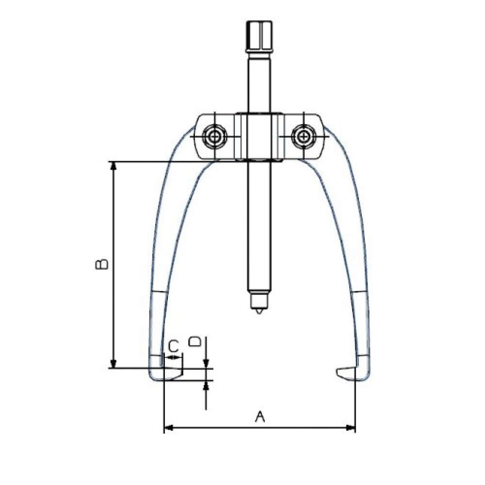 EXTRACTOR 2 PATAS AUTOCENTRANTE FORZA SERIE 2740 2741