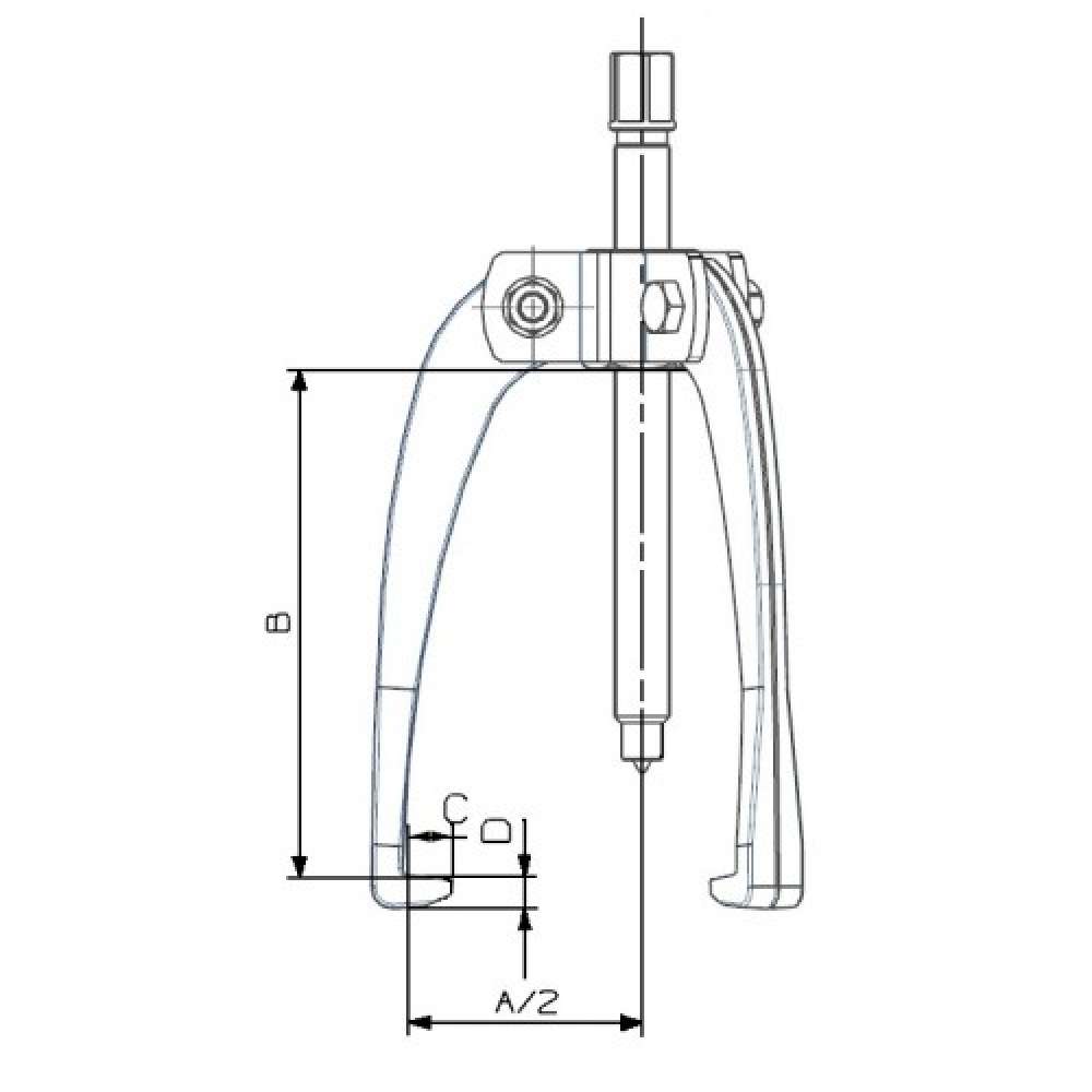 EXTRACTOR 3 PATAS AUTOCENTRANTE FORZA SERIE 2740T 2745T