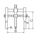 EXTRACTOR DESPEGADOR RODAMIENTOS SERIE 1900 1904