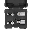 JUEGO AMPLIADORES Y REDUCTORES 1/4", 3/8", 1/2", 3/4"