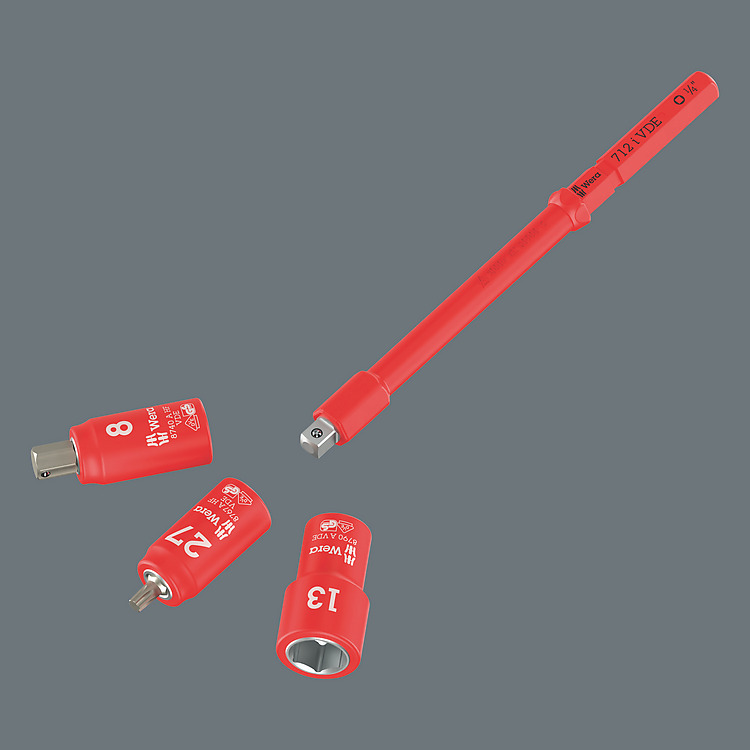 KRAFTFORM KOMPAKT A VDE 712 I SB VARILLA DE ADAPTACIÓN AISLADA 1/4"