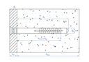 TACO CLAVABLE CON TORNILLO AVELLANADO TC-CA 6 x 40
