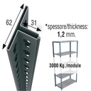 PERFIL OFFICLICK 2500 GRIS
