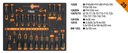 COMBINACIÓN MOBILIARIO PARA TALLER C45 PRO 2,0 X / 268 HERRAMIENTAS