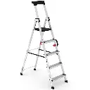 ESCALERA TIJERA CON PLATAFORMA DELUXE 5 PELDAÑOS