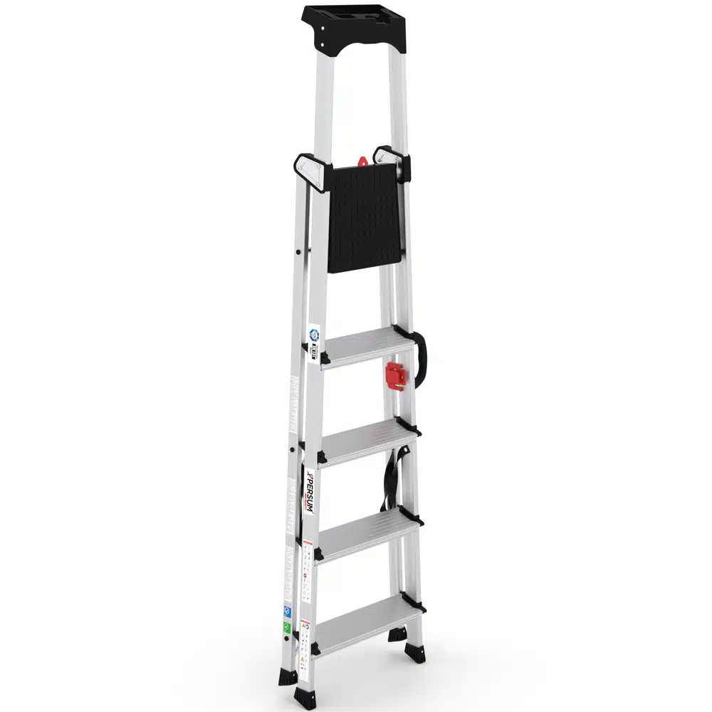 ESCALERA TIJERA CON PLATAFORMA DELUXE 6 PELDAÑOS