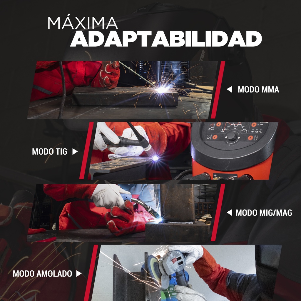 PANTALLA ELECTRONICA SOLDADURA SOLTER HELLMET R-35 FLOW FLIP-UP