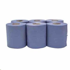 PAQUETE 6 ROLLOS PAPEL AZUL 20,6 x 25