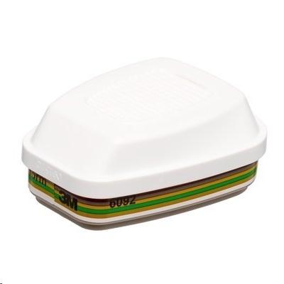 PAQUETE CON DOS FILTROS PARA GASES, VAPORES Y PARTÍCULAS A1B1E1K1P3 R + 6092