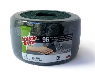 ROLLO FIBRA VERDE SCOTCH-BRITE LIMPIEZA  PRECORTADO 134mmX6M