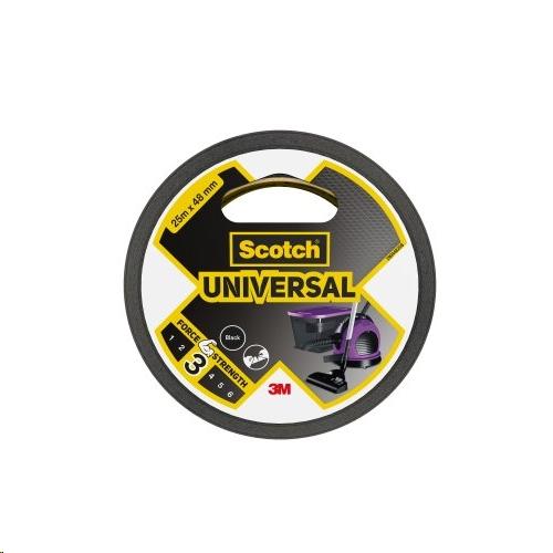 CINTA UNIVERSAL 25m x 48mm negro