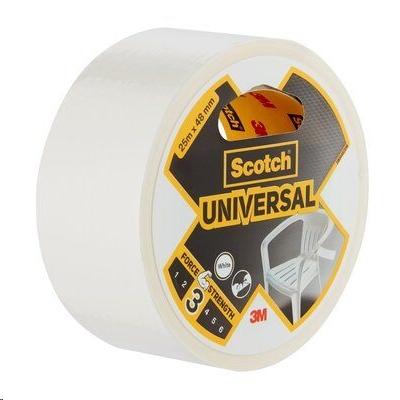 CINTA UNIVERSAL 25m x 48mm blanco