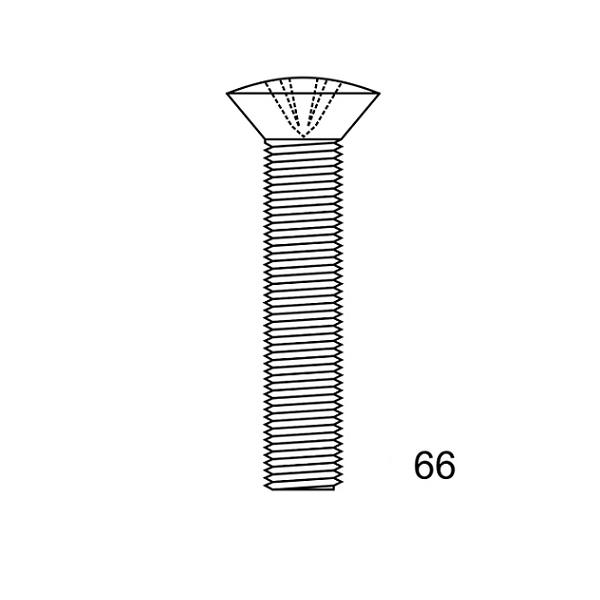 TORNILLO DIN 66 INOX A4 3X10