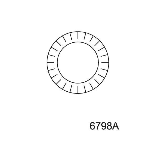 ARANDELA DIN 6798A 8.8 10,5