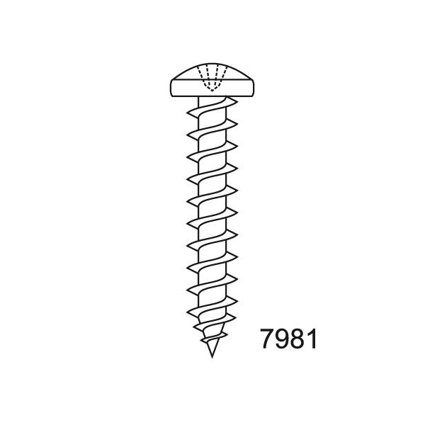 TORNILLO DIN 7981 INOX A4 3,5X22