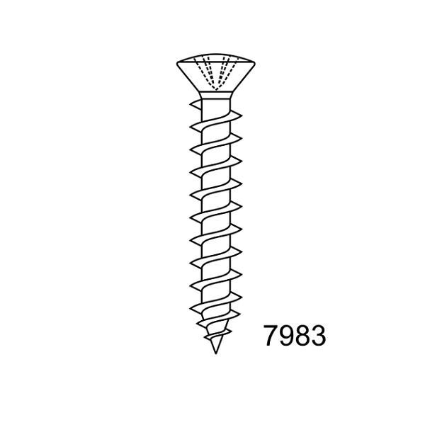 TORNILLO DIN 7983 INOX A4 2,9X13