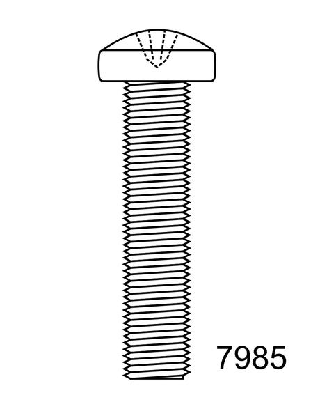 TORNILLO DIN 7985 INOX A4 4X10