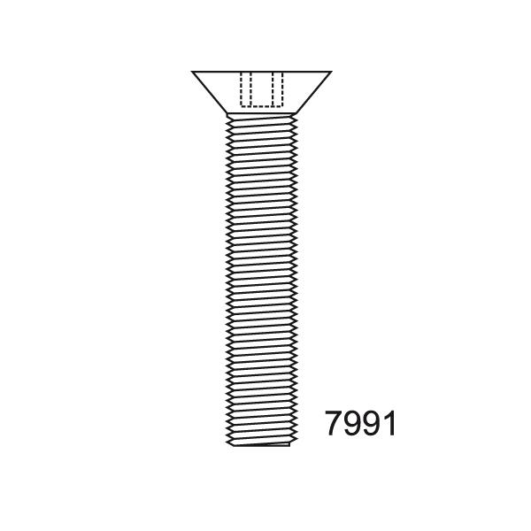 TORNILLO ALLEN CP DIN 7991 10 10X15