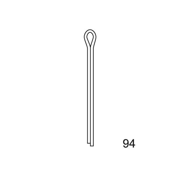 PASADOR ALETA DIN 94 BI 10X80