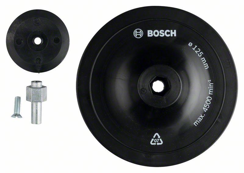 PLATO GOMA PARA TALADROS BOSCH 125MM