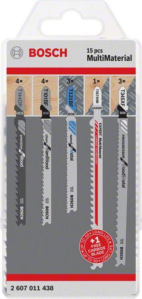 SET 15 HOJAS SIERRA CALAR BOSCH MULTIMATERIAL