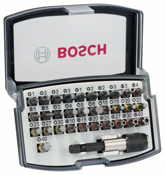 JUEGO 32 PUNTAS PARA ATORNILLADOR BOSCH EXTRA HARD